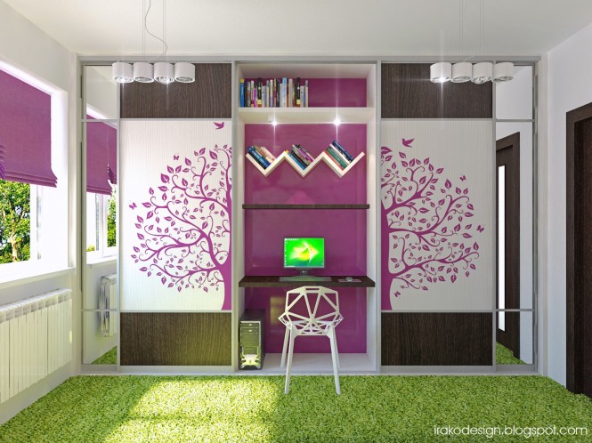 Cute Green Rooms