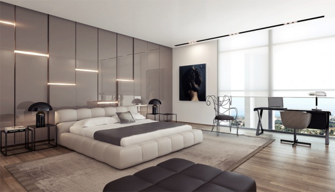 3 Modern bedroom design platform bed