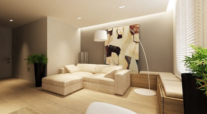 Neutral living room decor