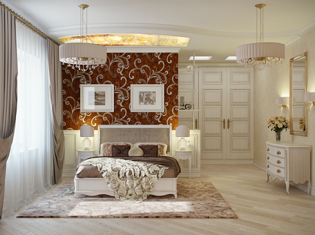 Red Cream Bedroom Decorinterior Design Ideas