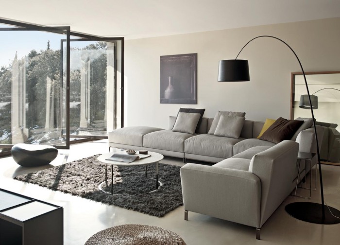 Sectional sofas allow for flexibility; if you ever get tired of your room layout you could always try dividing up the pieces to create a new feel by separating the seats into two facing runs, or utilizing single seats.