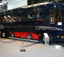 Dubbed the world's ultimate camper van, the 40ft long rolling home is something a touring rockstar would be proud of, and has certainly wowed the crowds at the Caravan Salon in Dusseldorf, Germany.