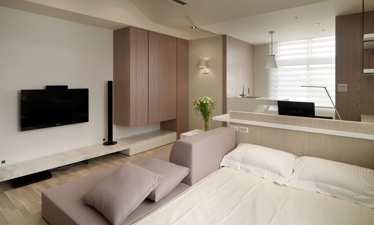 Studio Apartment Layout Interior Design Ideas