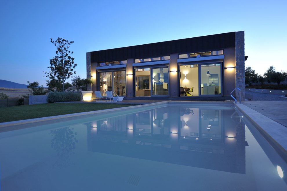exterior modern swimming pool 2 | Interior Design Ideas.