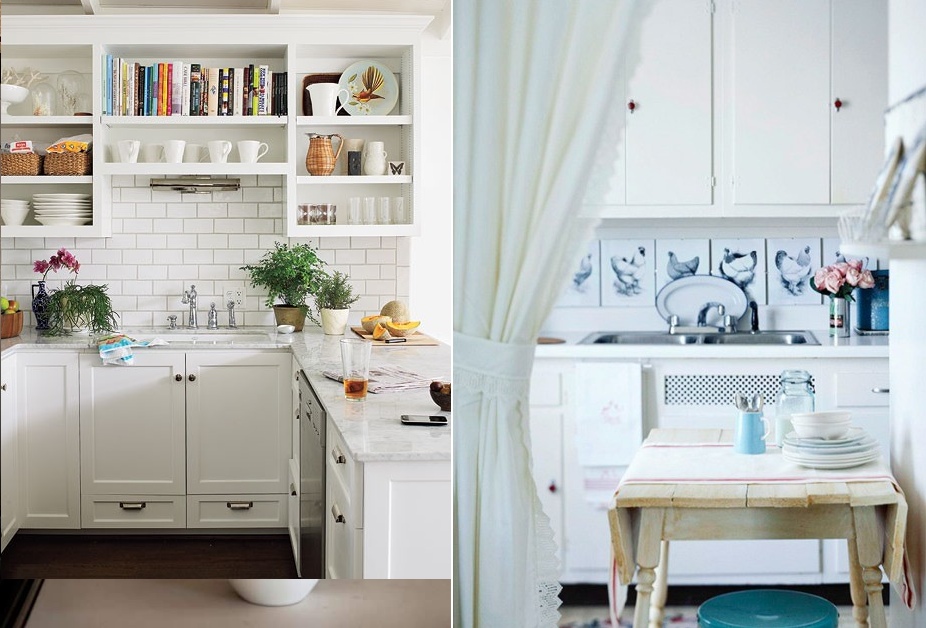White Cottage Kitchen Backsplash Ideas Interior Design Ideas