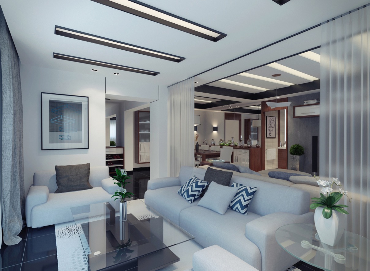 contemporary apartment living room | Interior Design Ideas