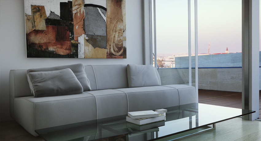 Duplex walkthrough apartment 3d interior Luxurious in  Jerusalem download free Apartment