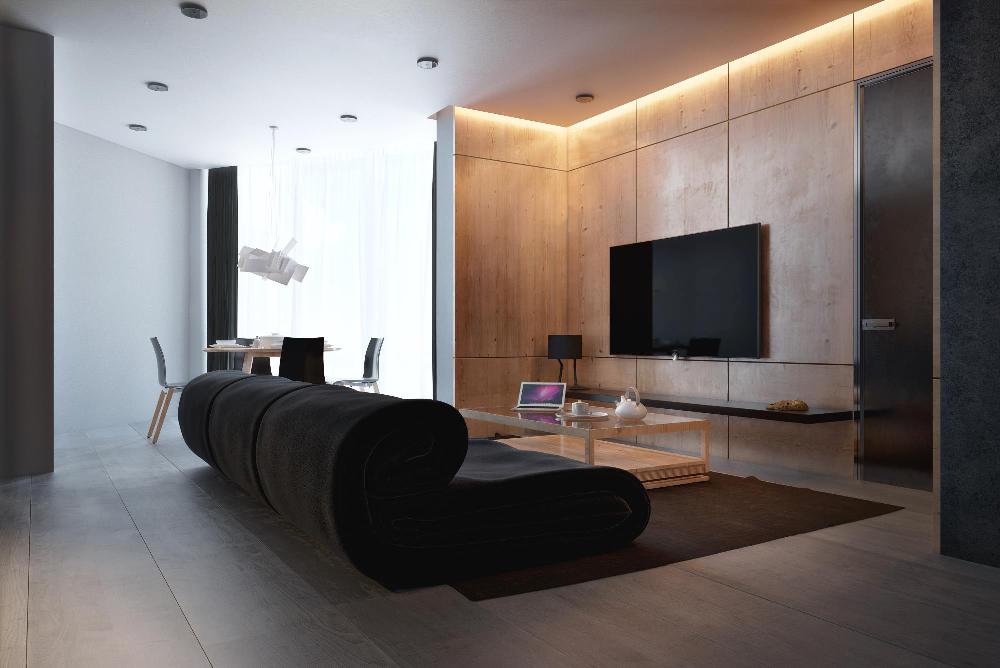 Modern Modern Concrete Interiors for Simple Design