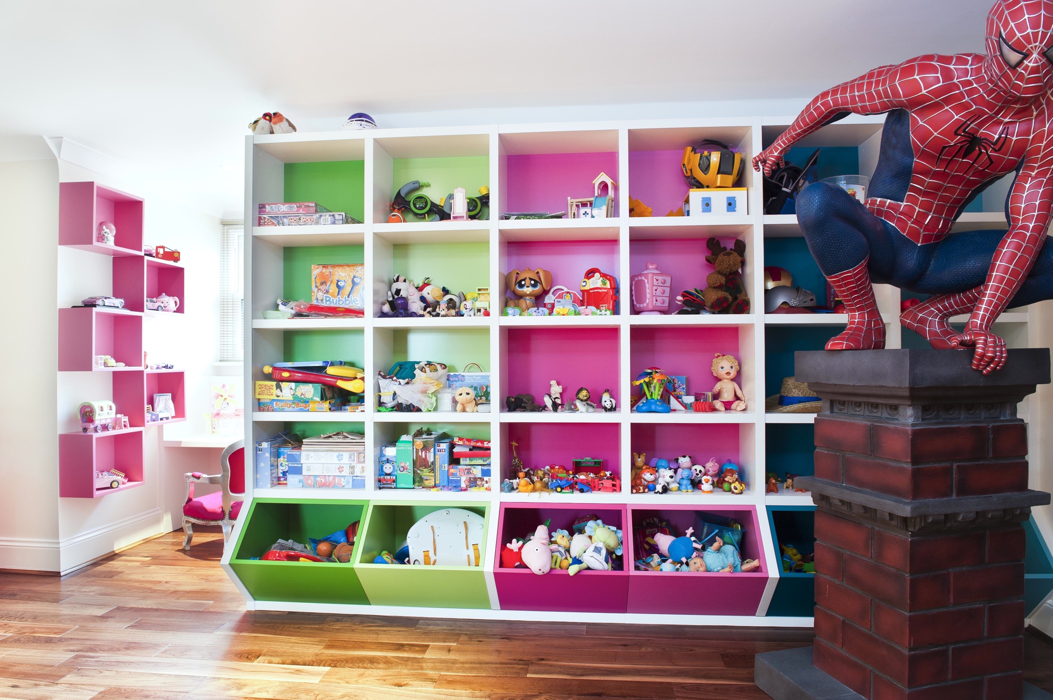 floor to ceiling toy storage