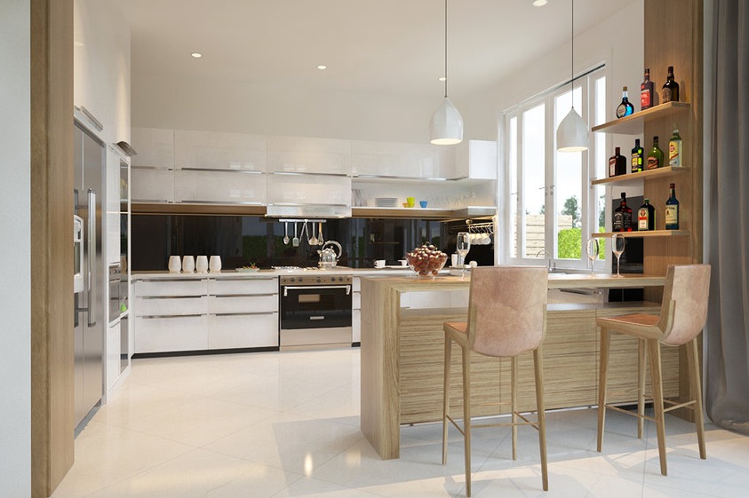large open kitchen design | Interior Design Ideas