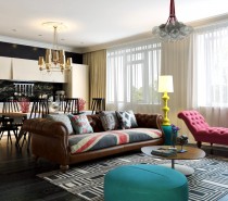 Colorful Bachelorette Pad With Bright Accents