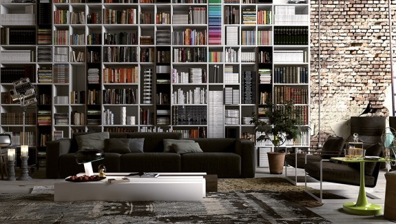 Living Rooms That Sport A Book Collection
