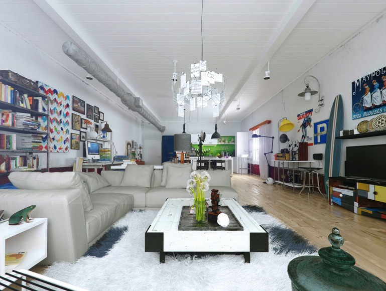 Colorful and Funky Interiors [