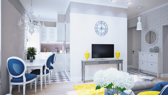 Blue and Yellow Home Decor