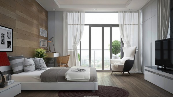 Contemporary bedroom decor