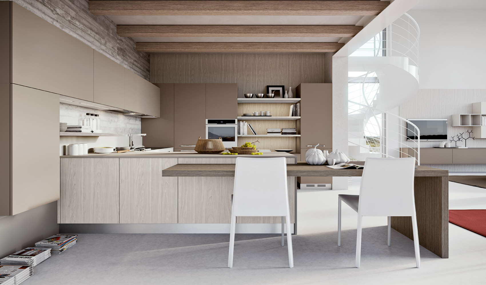| Beige kitchenInterior Design Ideas.