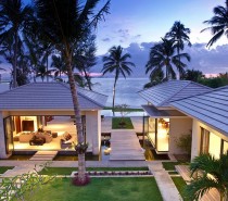 Beachfront home