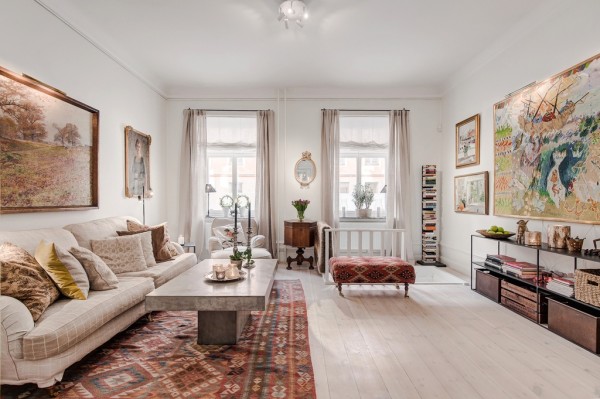 Classic living room scheme