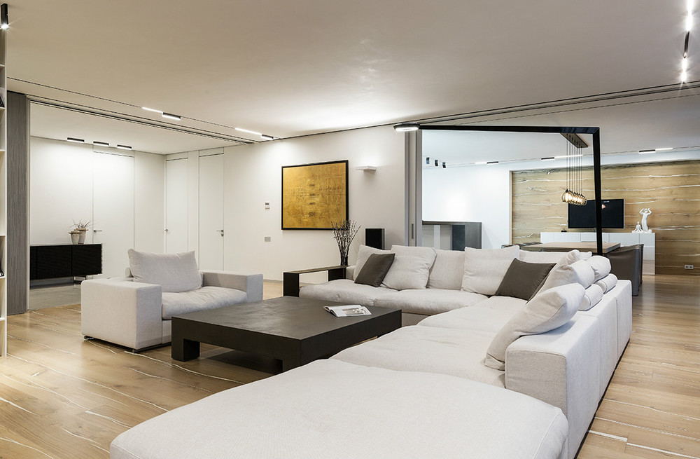 cap educator comfortable Taupe cream L shaped sofa | Interior Design Ideas