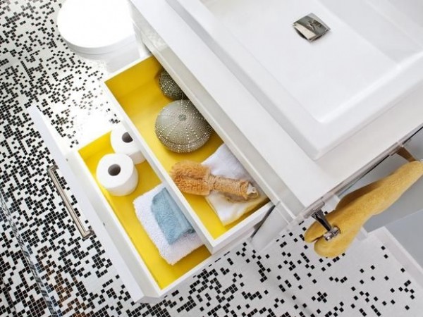 Drawers are an ideal way to house bits and bobs away quickly if you're not great at decluttering and organizing. A wall mounted design also makes your floor space look bigger, and is easier to clean around too.