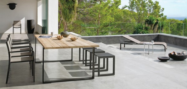 Outdoor dining stools
