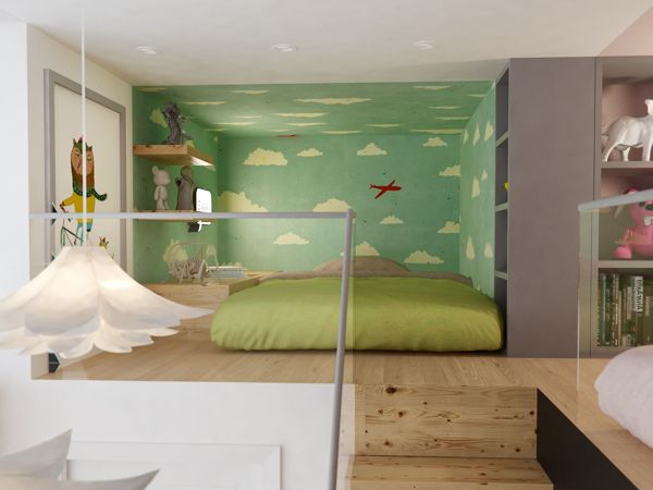 Mezzanine Bedroom Interior Design Ideas