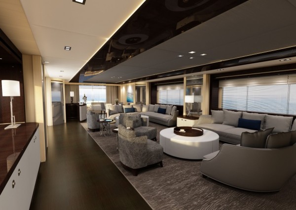 Yacht living room