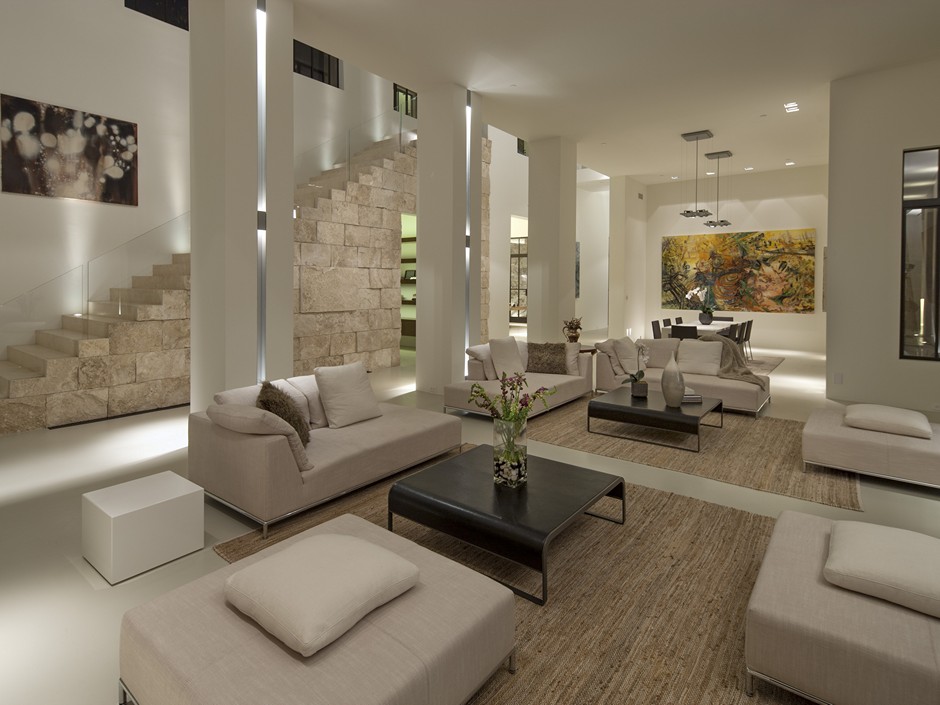Cream living room | Interior Design Ideas