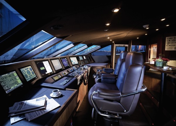 Yacht control desk