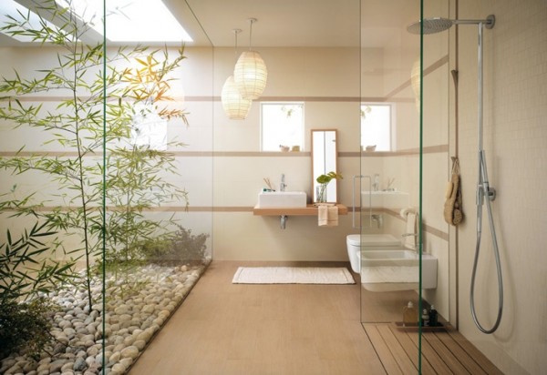 An interior zen courtyard is an amazing solution if space allows.