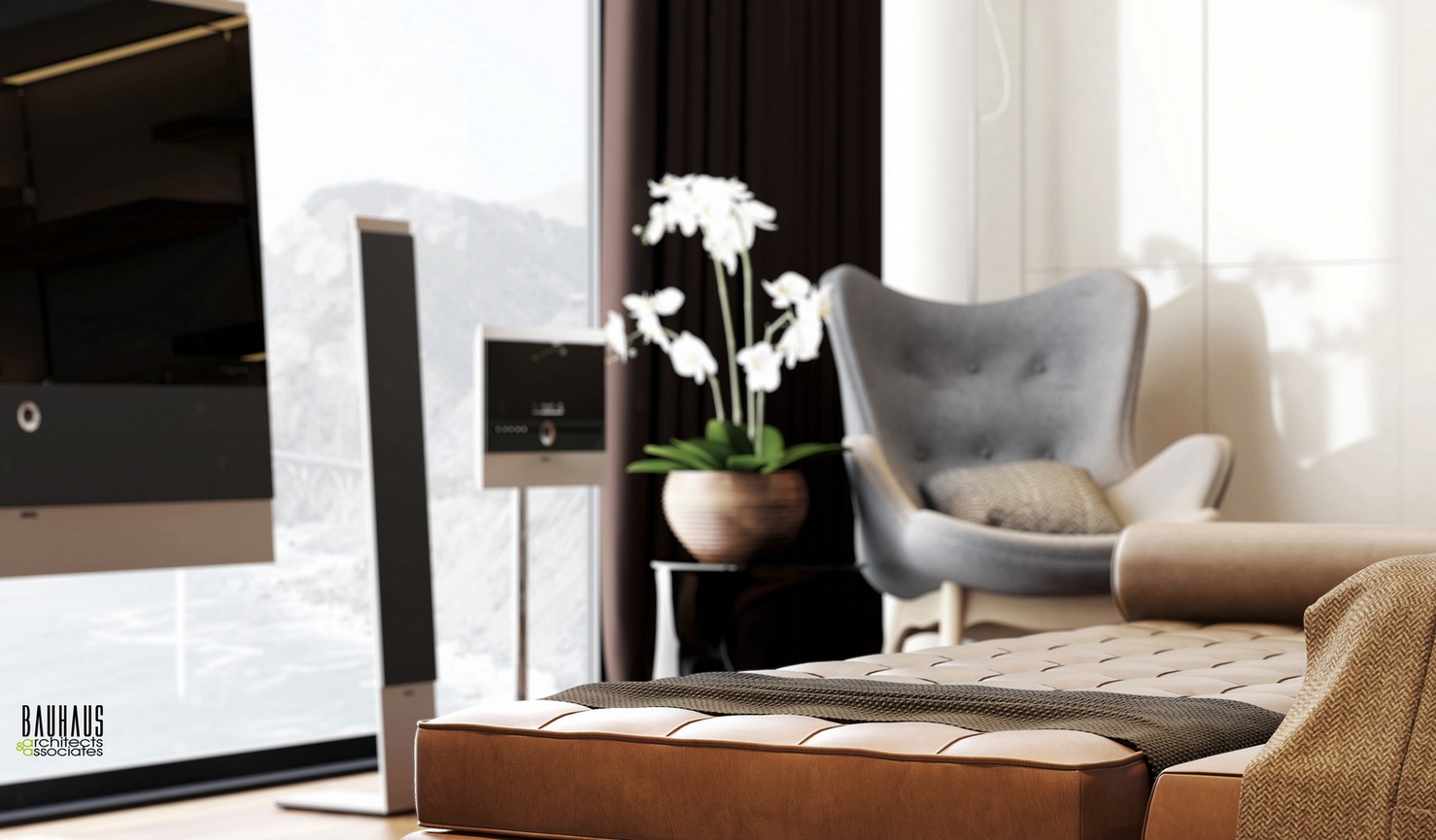 Modern Bedroom Chair Interior Design Ideas