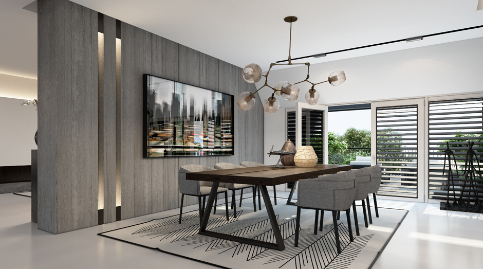 Dusseldorf Modern Dining Room | Interior Design Ideas