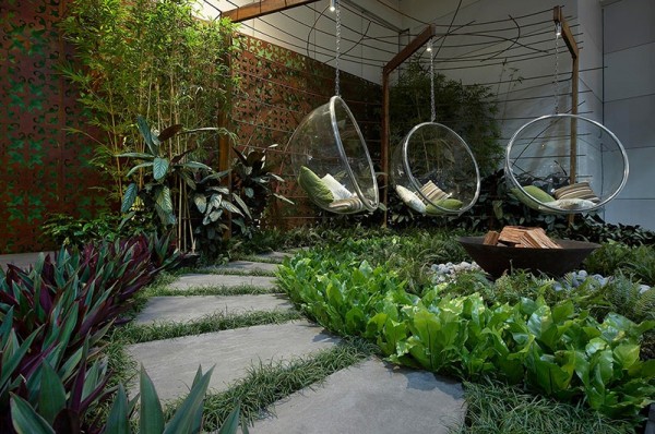 bubble chair seating garden