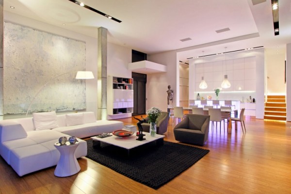 living room modern art design