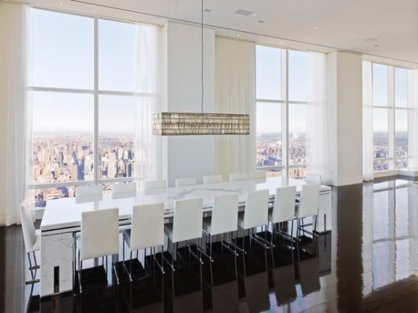 luxury penthouse large dining