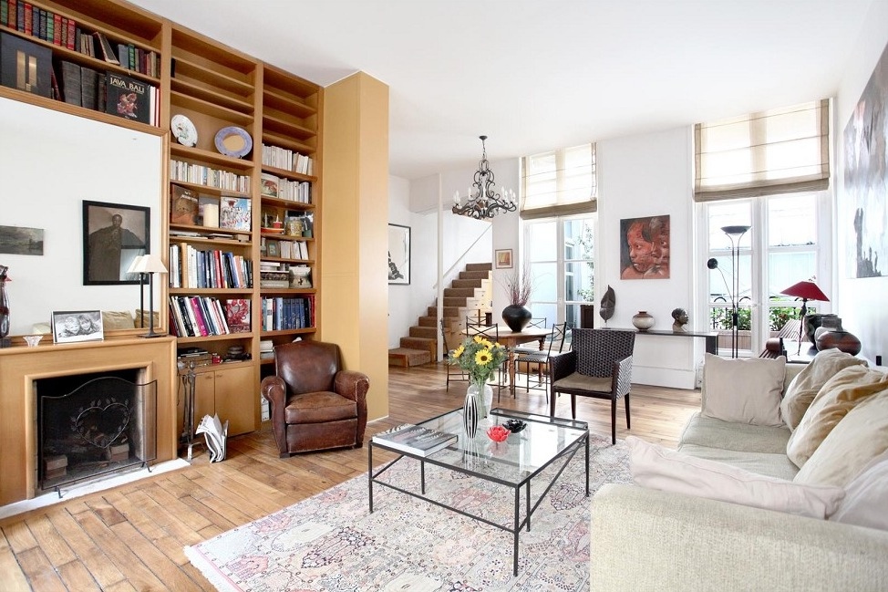 Bookshelf Living French Design Interior Design Ideas