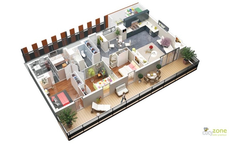 3 Bedroom Apartment/House Plans | smiuchin