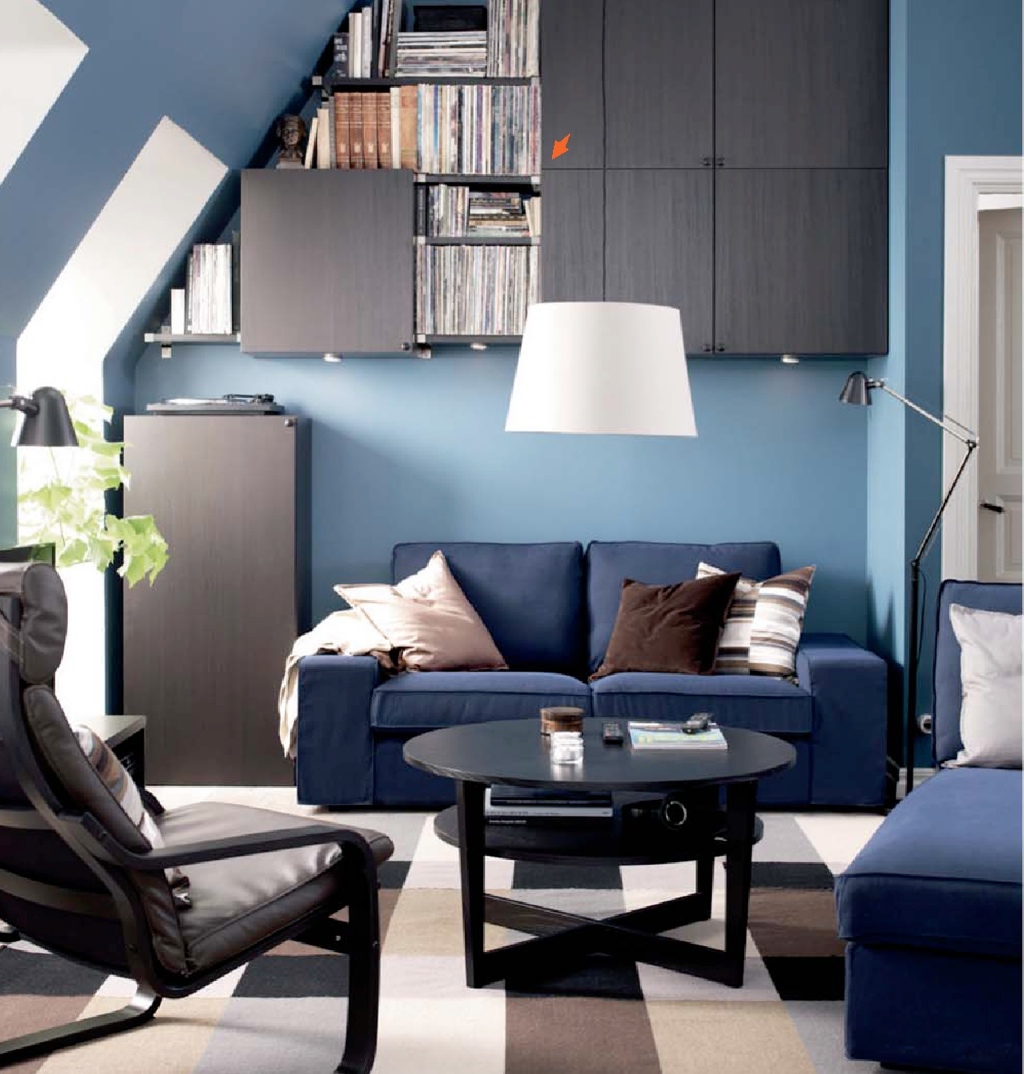 Ikea Blue Sofa Set Interior Design Ideas