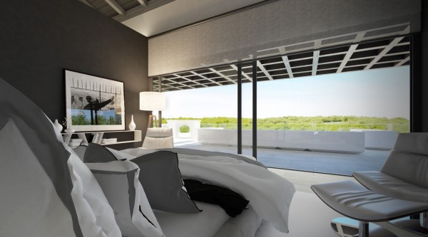 Many of the nine bedrooms offer splendid views and incredible en suite baths with modern stone fixtures.
