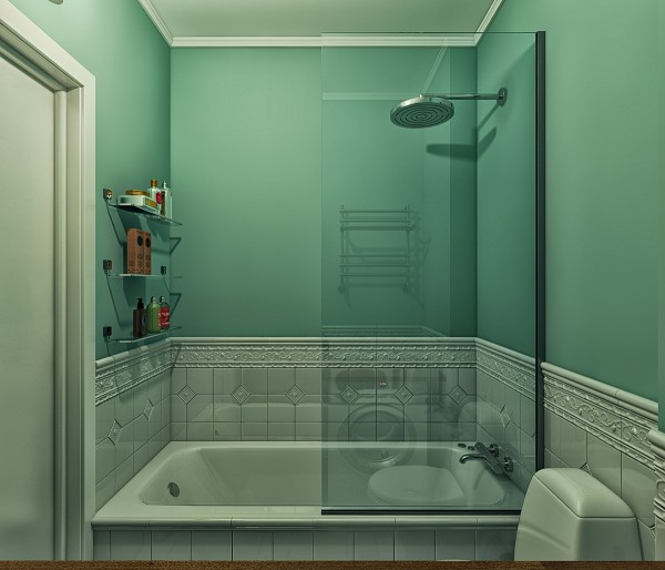 green-bathroom