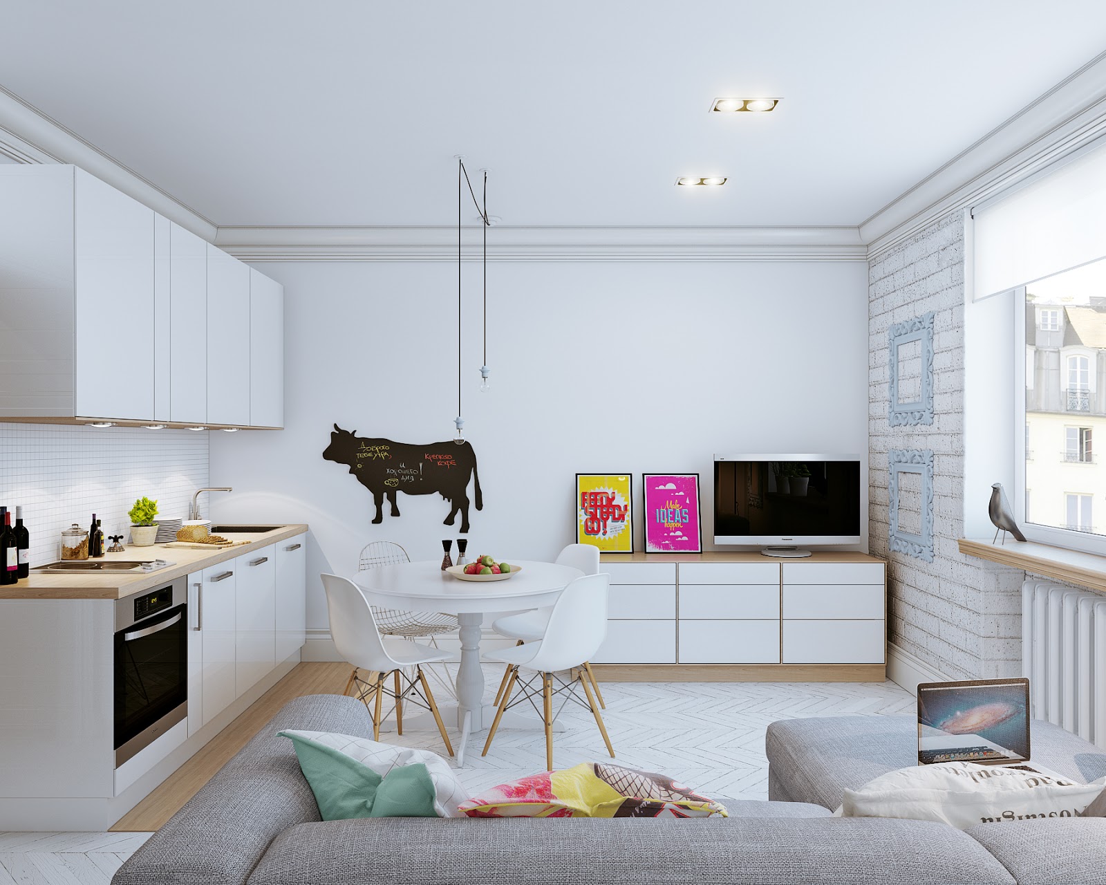 Small Open Plan Home Interiors