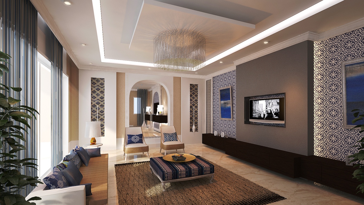 living-room-moroccan-style | interior design ideas.