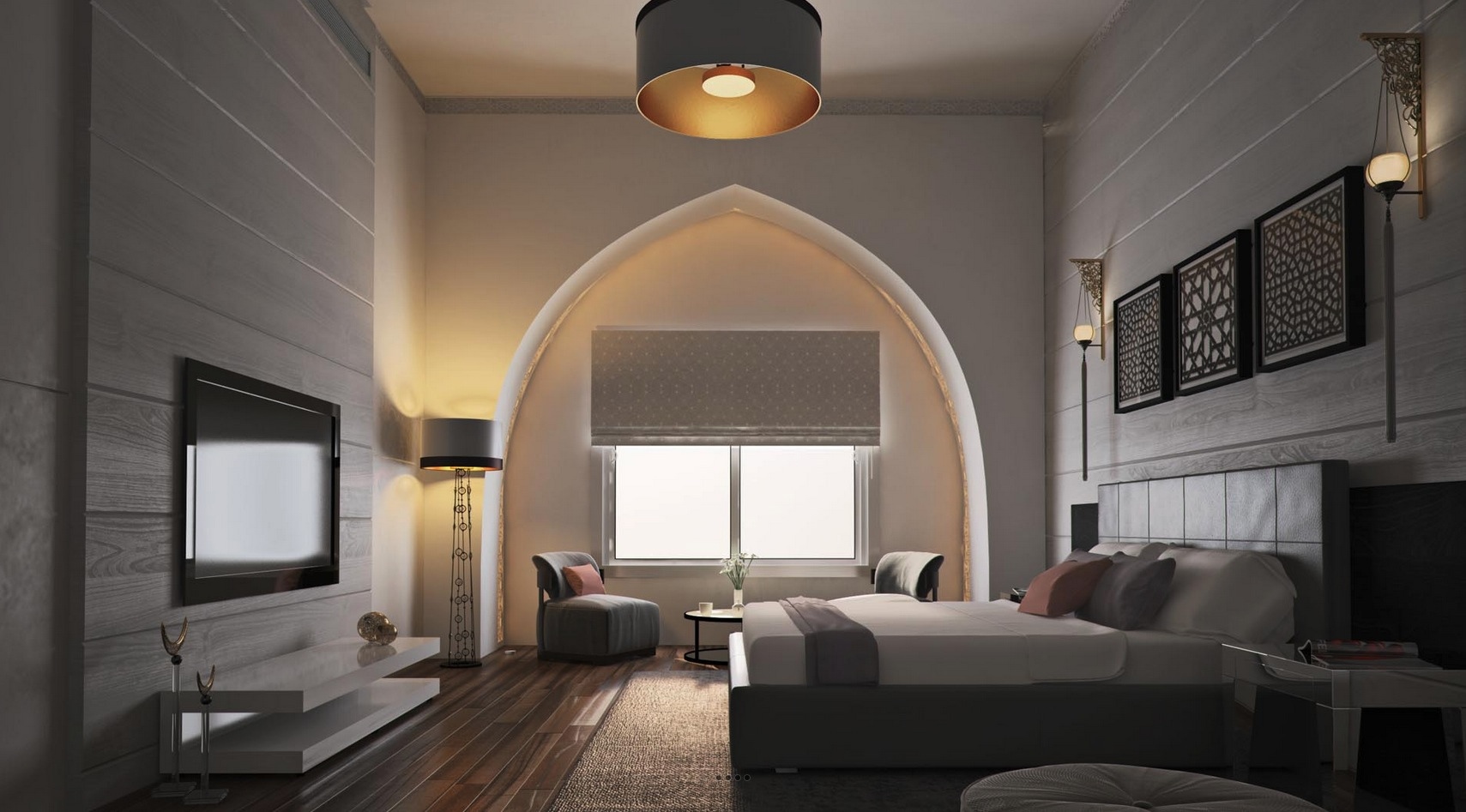 Moroccan Style Bedroom Interior Design Ideas