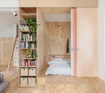 The second apartment is also a renovation, this time of a 75 square meter (800 square foot) home in Western Australia. The renovation was undertaken by Clare Cousins Architects and was necessary to make a warm and open home for a young family who was expecting their first child.