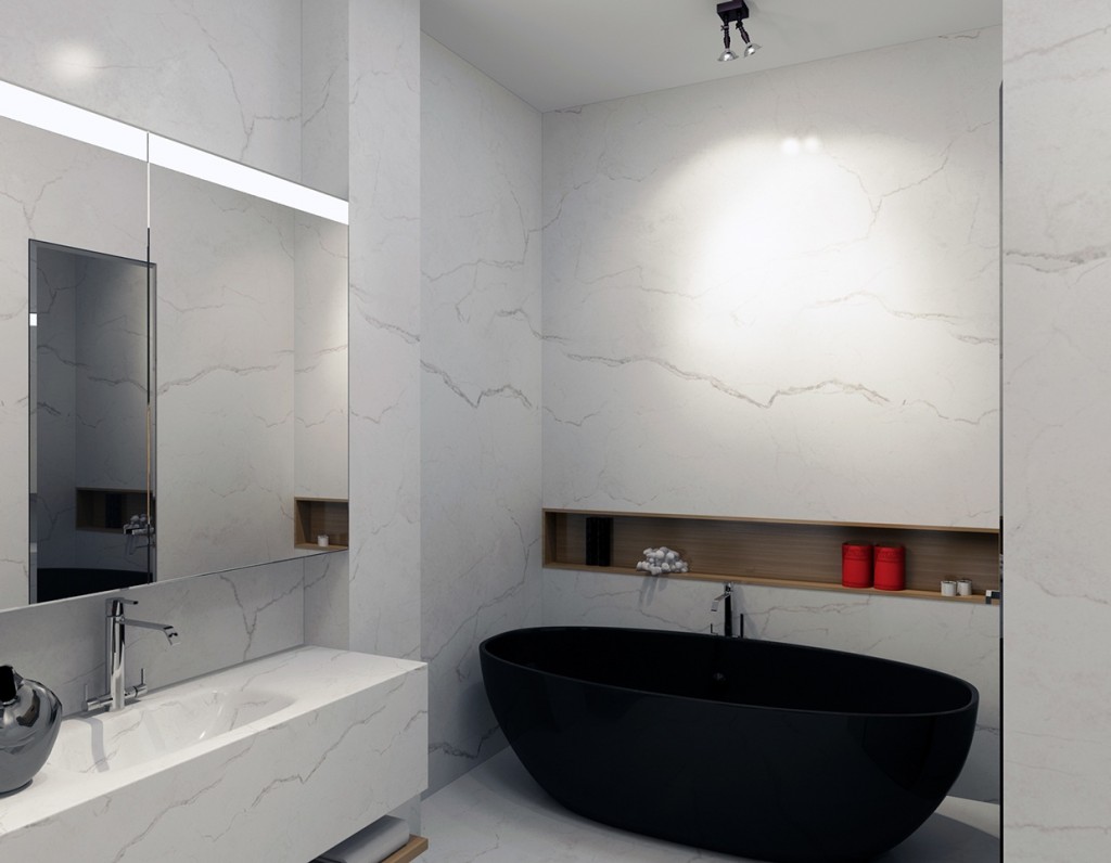 white-marble-bathroom | Interior Design Ideas