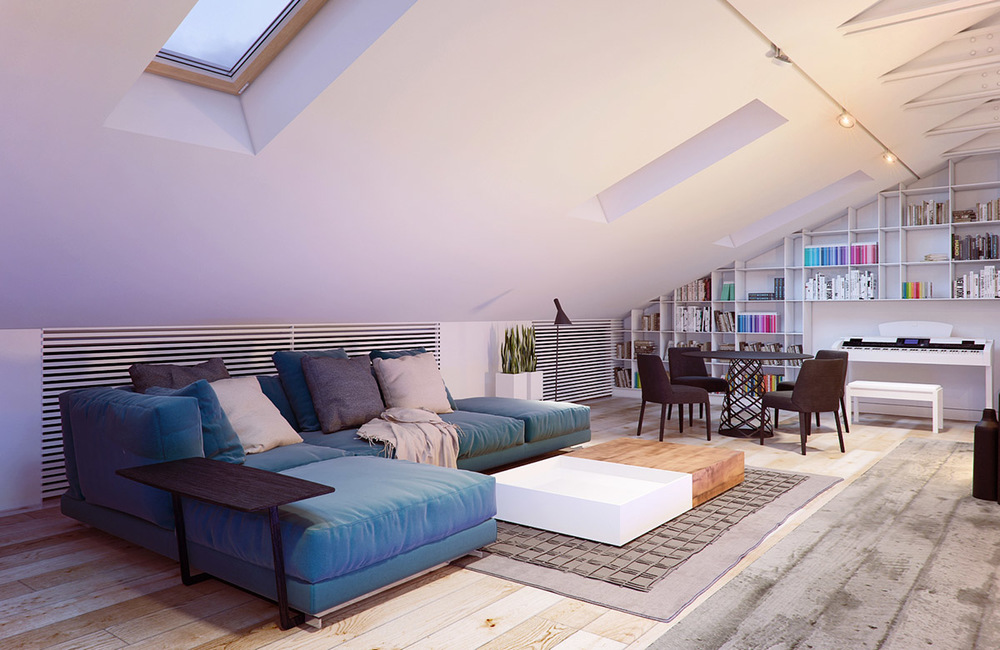 interior roof design for living room