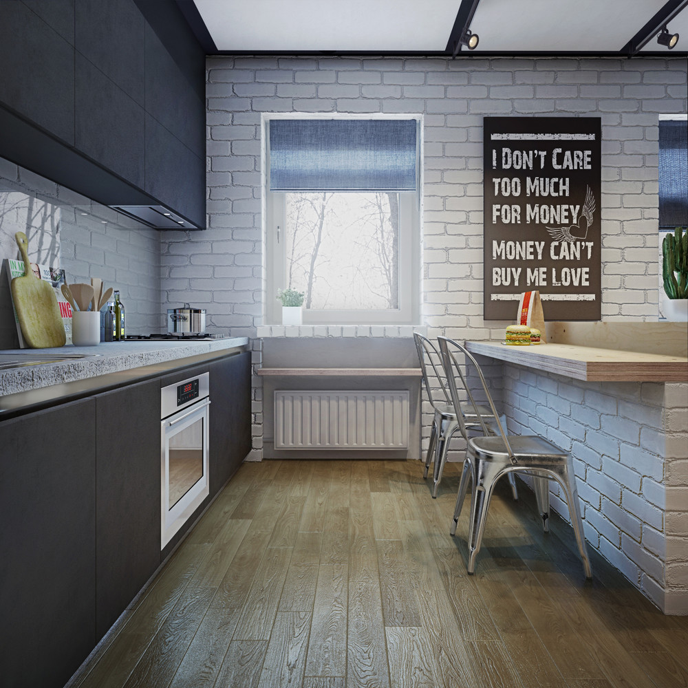 white-brick-kitchen | Interior Design Ideas