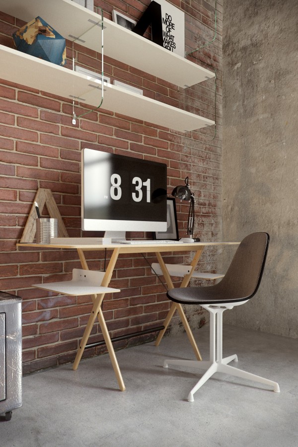 minimalist office desk decor