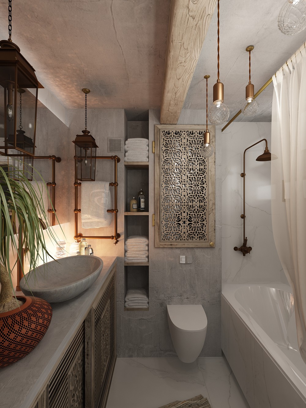moroccan-bath | Interior Design Ideas