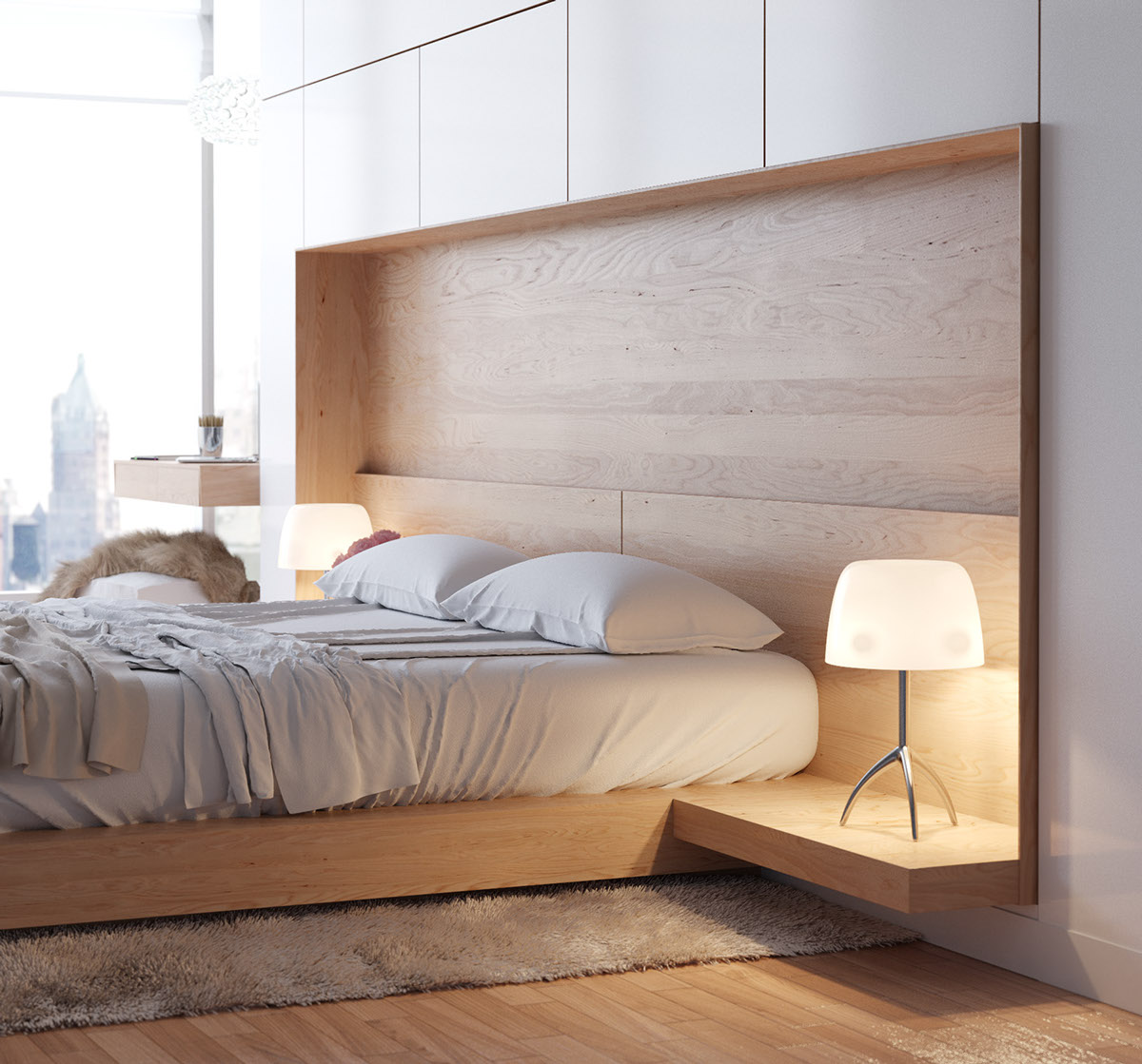  Bed With Built In Side Tables for Simple Design
